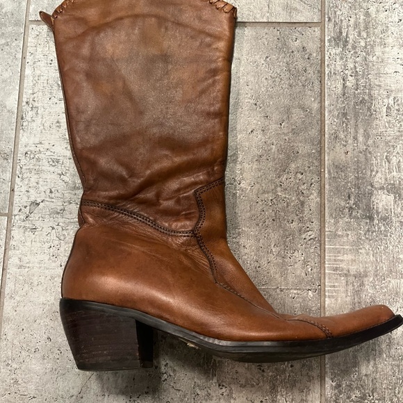 Two Lips Cowboy zip Boots SZ 8 - Picture 7 of 11